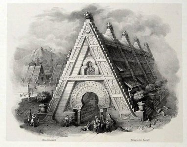 ​意大利艺术家 Antonio Basoli 绘画作品《建筑字母表》