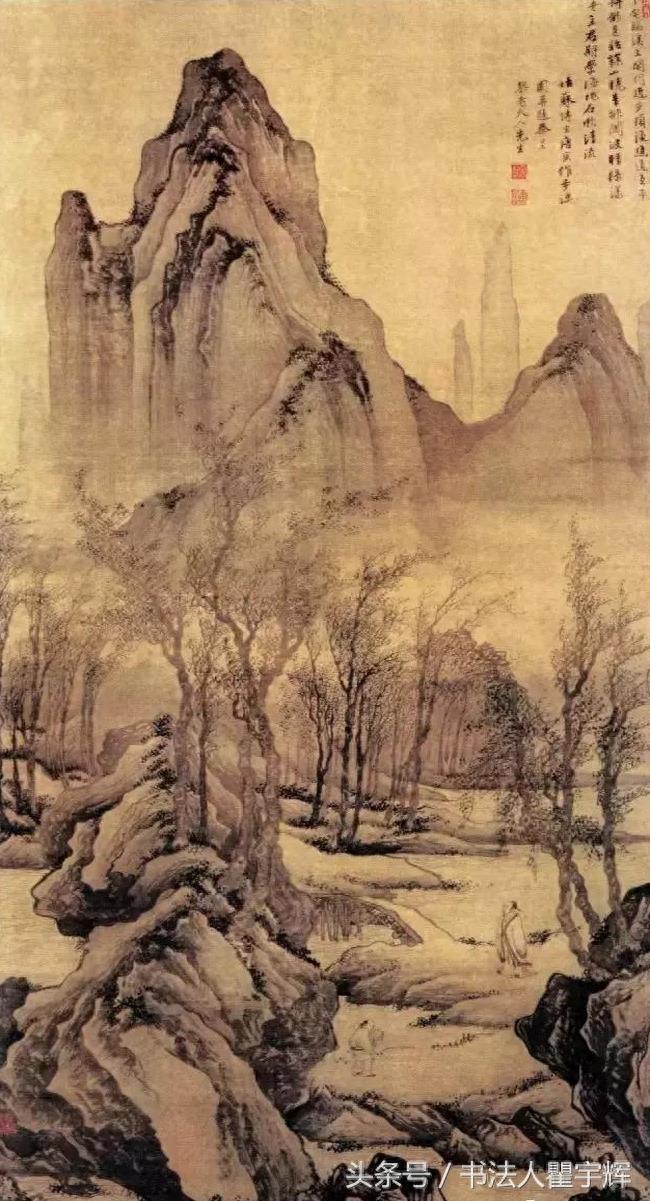 真迹,唐伯虎山水画欣赏,13幅
