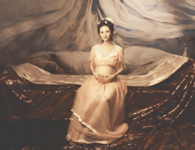 ​画中美人孕妇艺术照