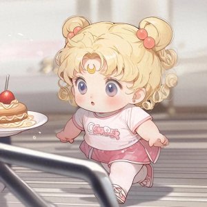 ​可爱到爆炸的月野兔头像