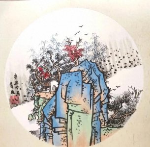 ​超简单的山水画，快拿去临摹！