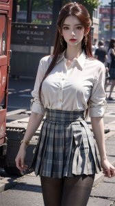 ​国漫女神动漫壁纸曼珠沙华黑丝短裙