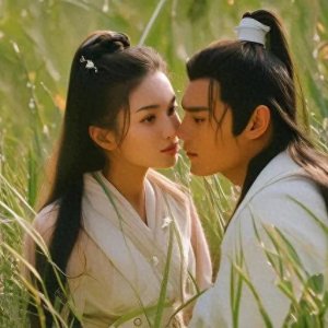 ​“黄蓉与杨过：爱情在激情中绽放”