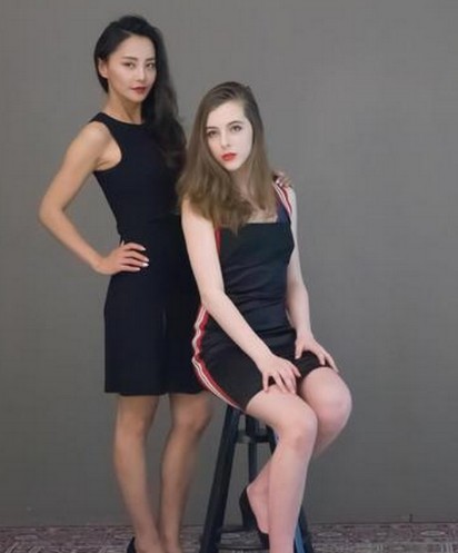 马雅舒与14岁继女近照,网友:14岁就发育的如初成熟?