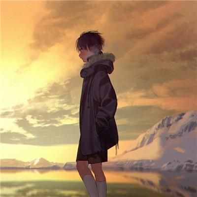 男生动漫头像图片帅气背影